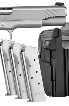 Kimber Stainless LW Silver .45 ACP 5" Barrel 7-Rounds Clu...