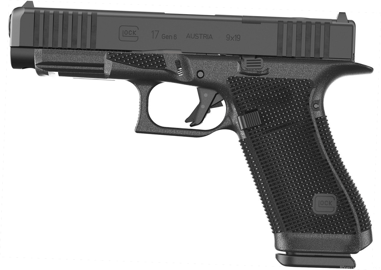 Glock 17 Gen 6 MOS 9mm 4.49" Barrel 17-Rounds - 9mm