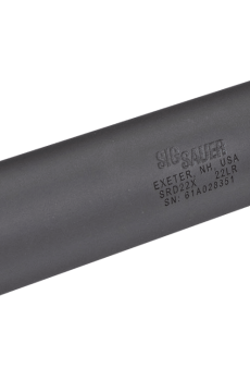 Sig Sauer SRD22X Black .22LR Supressor 1/2x28 - 22lr