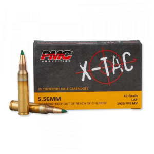 PMC Ammunition X-Tac Brass 556 Ammo 62-Grain 20-Rounds Li...
