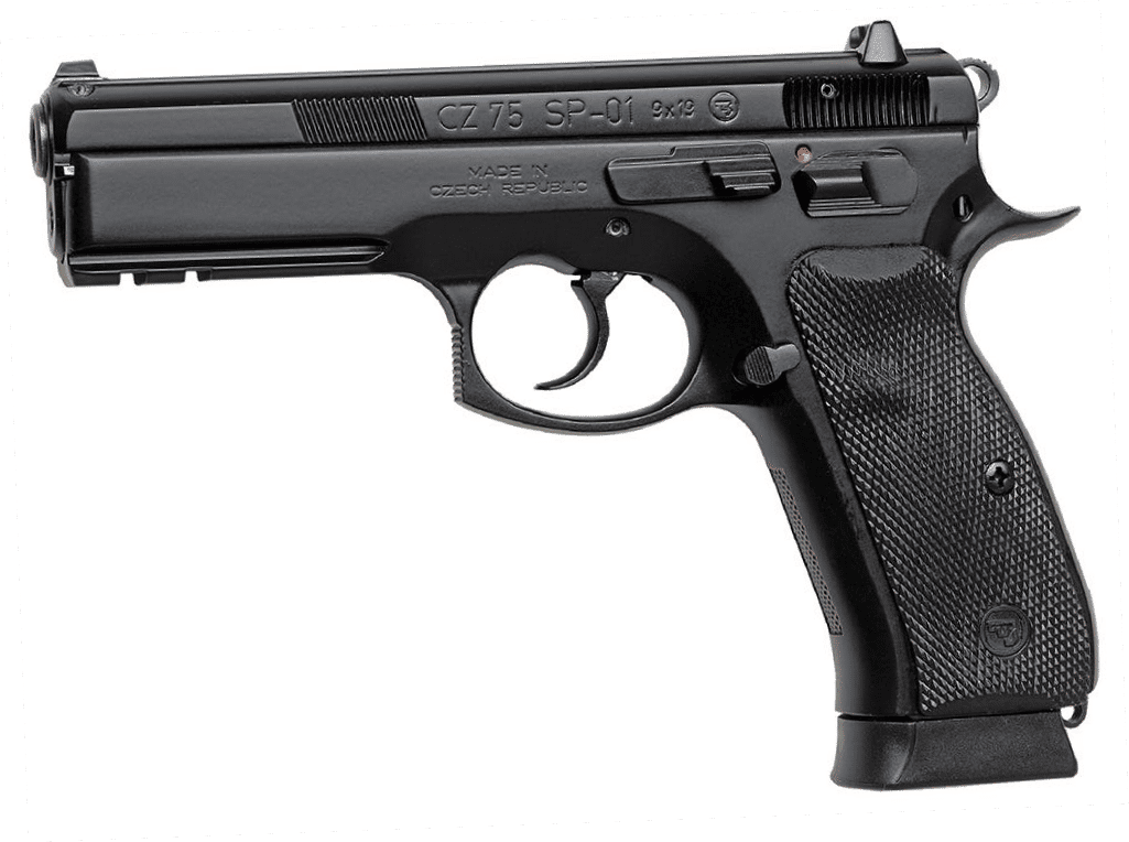 CZ 75 SP-01 9mm 4.6" Barrel 18-Rounds Night Sights - 9mm