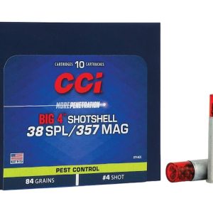 In Stock: CCI Big 4 Shotshell 38 Special Ammo 84 Grain Lead Shot 200 rounds for sale