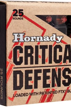Authentic Hornady Critical Defense 9mm Luger Ammo 115 Grain Hornady FTX Polymer Tip Box of 200 rounds - Polymer 80 Gun shop