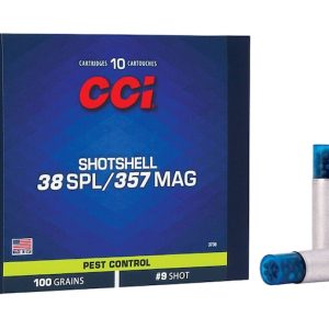 In Stock: CCI Shotshell 38 Special Ammo 100 Grain Lead Shot 200 rounds for sale