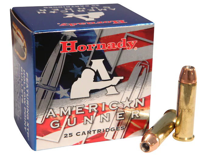 New Hornady American Gunner 357 Magnum Ammo 125 Grain Hornady XTP Jacketed Hollow Point Box of 500 for sale