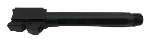 Fits Glock 17 9mm Match Thick Spiral Fluted Barrel in Black - Polymer 80 Gun shop