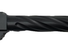 Fits Glock 19 9mm Match Thin Spiral Fluted Threaded Barrel  in Black - Polymer 80 Gun shop