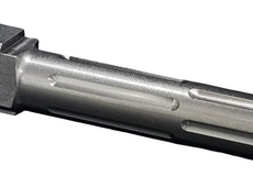 Fits Glock 19 9mm Match Diamond Weave Fluted Barrel in Black - Polymer 80 Gun shop