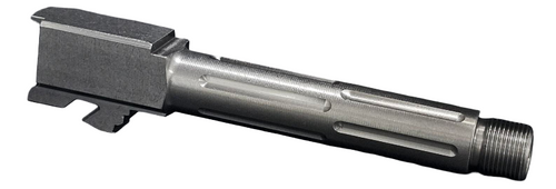 Fits Glock 19 9mm Match Diamond Weave Fluted Barrel in Black - Polymer 80 Gun shop