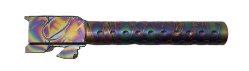 Fits Glock 17 9mm Match Golf Ball Dimpled Threaded Barrel in Python - Polymer 80 Gun shop