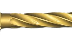 Fits Glock 19 9mm Match Chunky Spiral Fluted Barrel Threaded in Gold - Polymer 80 Gun shop