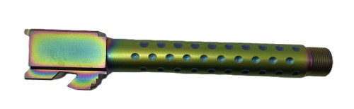 Fits Glock 17 9mm Match Straight Fluted Barrel Threaded in Radio Active - Polymer 80 Gun shop