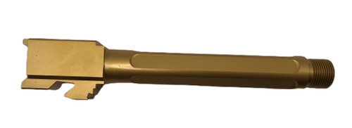 Fits Glock 17 9mm Match Thin Spiral Fluted Threaded Barrel in Radio Active - Polymer 80 Gun shop