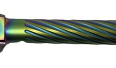 Fits Glock 17 9mm Match Thick Spiral Fluted Barrel in Dark Earth - Polymer 80 Gun shop