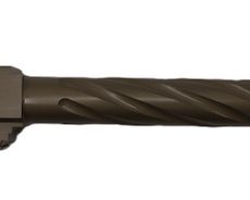 Fits Glock 17 9mm Match Golf Ball Dimpled Threaded Barrel in Radio Active - Polymer 80 Gun shop