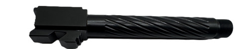 Fits Glock 19 9mm Match Chunky Spiral Fluted Barrel in Radio Active - Polymer 80 Gun shop