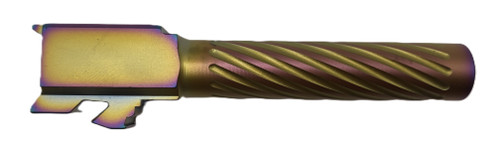 Fits Glock 17 9mm Match Golf Ball Dimpled Barrel in Python - Polymer 80 Gun shop