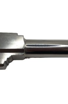 Fits Glock 19 9mm Match Thin Spiral Fluted Barrel Naked Stainless Steel - Polymer 80 Gun shop