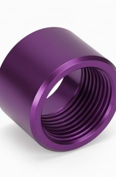 Thread Protector 1/2 x 28 (9mm & .357SIG Barrel) Smooth in Red - Polymer 80 Gun shop