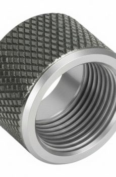 Thread Protector 1/2 x 28 (9mm & .357SIG Barrel) Knurled in Gold - Polymer 80 Gun shop