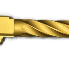 Fits Glock 17 9mm Match 5 Sided Flat Fluted Barrel in Black - Polymer 80 Gun shop