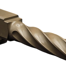 Fits Glock 19 9mm Match Chunky Spiral Fluted Barrel Threaded in Dark Earth - Polymer 80 Gun shop