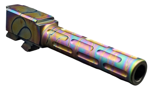 Fits Glock 19 9mm Morse Code Barrel Threaded in Python - Polymer 80 Gun shop