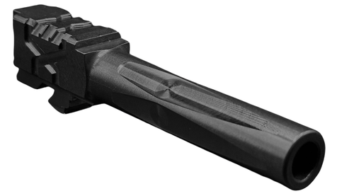 Fits Glock 19 9mm Morse Code Threaded Barrel in Black - Polymer 80 Gun shop