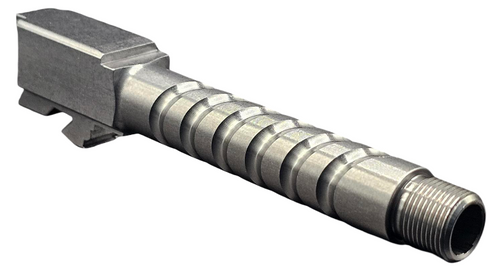 Fits Glock 19 9mm Match Coil Barrel Naked Stainless Steel - Polymer 80 Gun shop