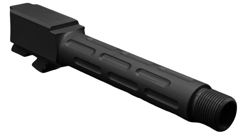 Fits Glock 19 9mm Match Honeycomb Threaded Barrel in Black - Polymer 80 Gun shop
