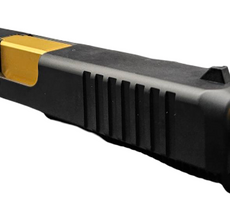 Slide Fits Glock 19 Gen3 Fully Assembled Tapered Nose In Gold - Polymer 80 Gun shop