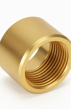 Thread Protector 1/2 x 28 (9mm & .357SIG Barrel) Smooth in Copper - Polymer 80 Gun shop