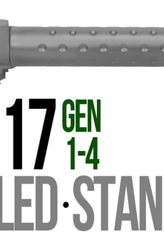 Fits Glock 17 9mm Match Thick Spiral Fluted Barrel  in Python - Polymer 80 Gun shop