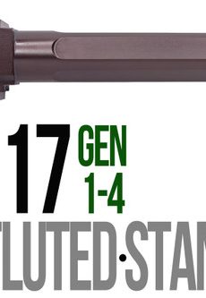 Fits Glock 17 9mm Match 5 Sided Flat Fluted Threaded Barrel in Python - Polymer 80 Gun shop