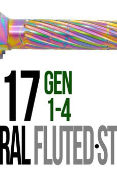 Fits Glock 17 9mm Match Straight Fluted Barrel Threaded in Python - Polymer 80 Gun shop