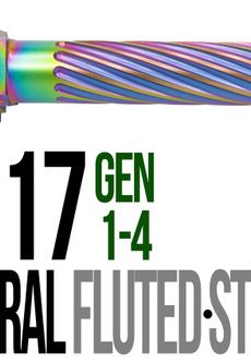 Fits Glock 19 9mm Match Thin Spiral Fluted Barrel  in Radio Active - Polymer 80 Gun shop