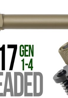 Fits Glock 17 New  9mm Match Grade Barrel in Dark Earth - Polymer 80 Gun shop