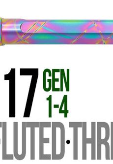 Fits Glock 17 9mm Match 5 Sided Flat Fluted Barrel in Python - Polymer 80 Gun shop