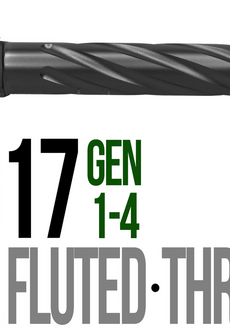 Fits Glock 19 9mm Gen 1-4 Thick Spiral Fluted Barrel Flush Fit in Chameleon - Polymer 80 Gun shop