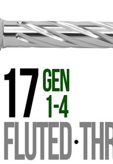 Fits Glock 19 9mm Match Thick Spiral Fluted Barrel Threaded Naked Stainless Steel - Polymer 80 Gun shop