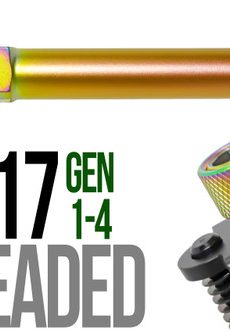 Fits Glock 19  9mm Match Grade Barrel Threaded in Radio Active - Polymer 80 Gun shop