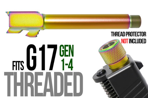 Fits Glock 19 9mm Match Grade Barrel Threaded in Radio Active - Polymer 80 Gun shop