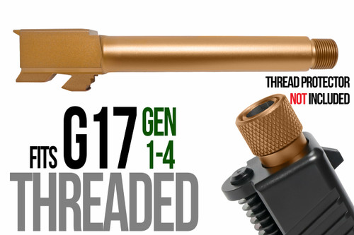 U.S Army Logo Star Combat Armory barrel Fits Glock 19 New 9mm Match Grade Barrel Threaded - Polymer 80 Gun shop