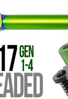 Fits Glock 17 New  9mm Match Grade Barrel  in Radio Active - Polymer 80 Gun shop