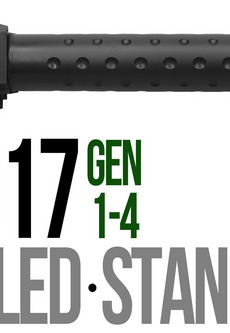 Fits Glock 17 9mm Match Straight Fluted Barrel in Black - Polymer 80 Gun shop