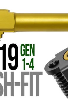 Fits Glock 19 9mm Match Golf Ball Dimpled Barrel - Polymer 80 Gun shop