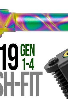 Fits Glock 19 9mm Match Grade Barrel Golf Ball Dimpled in Python - Polymer 80 Gun shop