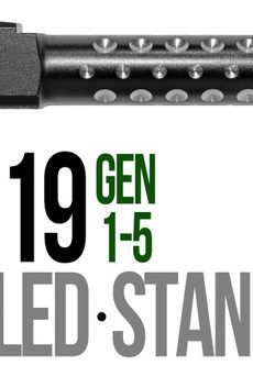 Fits Glock 19 9mm Match Straight Fluted Barrel Threaded 2 Tone - Polymer 80 Gun shop