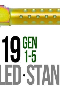 Fits Glock 19 9mm Match Thick Spiral Fluted Barrel in Chameleon - Polymer 80 Gun shop