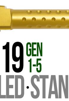 Fits Glock 17 9mm Flush Fit Barrel in Dark Earth - Polymer 80 Gun shop